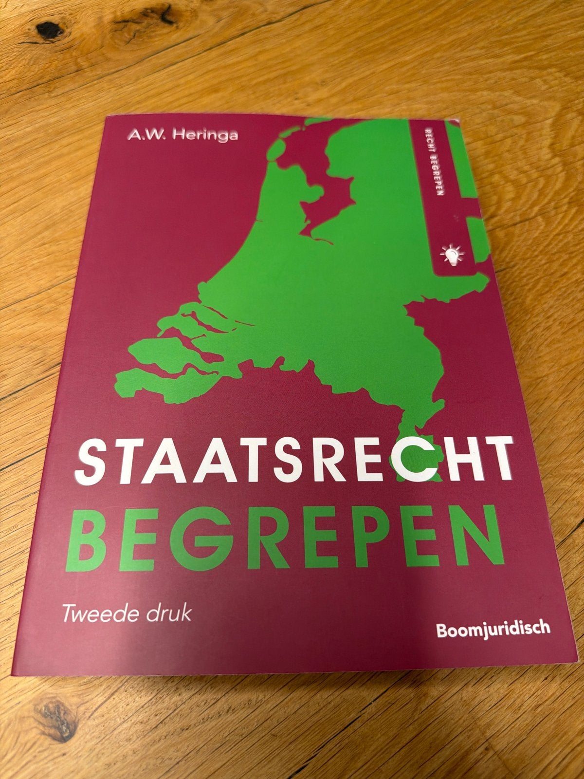 Staatsrecht Begrepen - A.W. Heringa (Tweede druk), Boeken, Ophalen of Verzenden, Gamma, Zo goed als nieuw, HBO