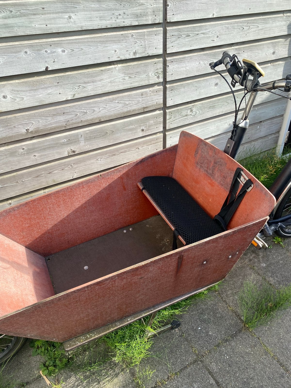 Elektrische bakfiets, Fietsen en Brommers, Fietsen | Bakfietsen, Gebruikt, Elektrisch, 2 kinderen, Schijfrem