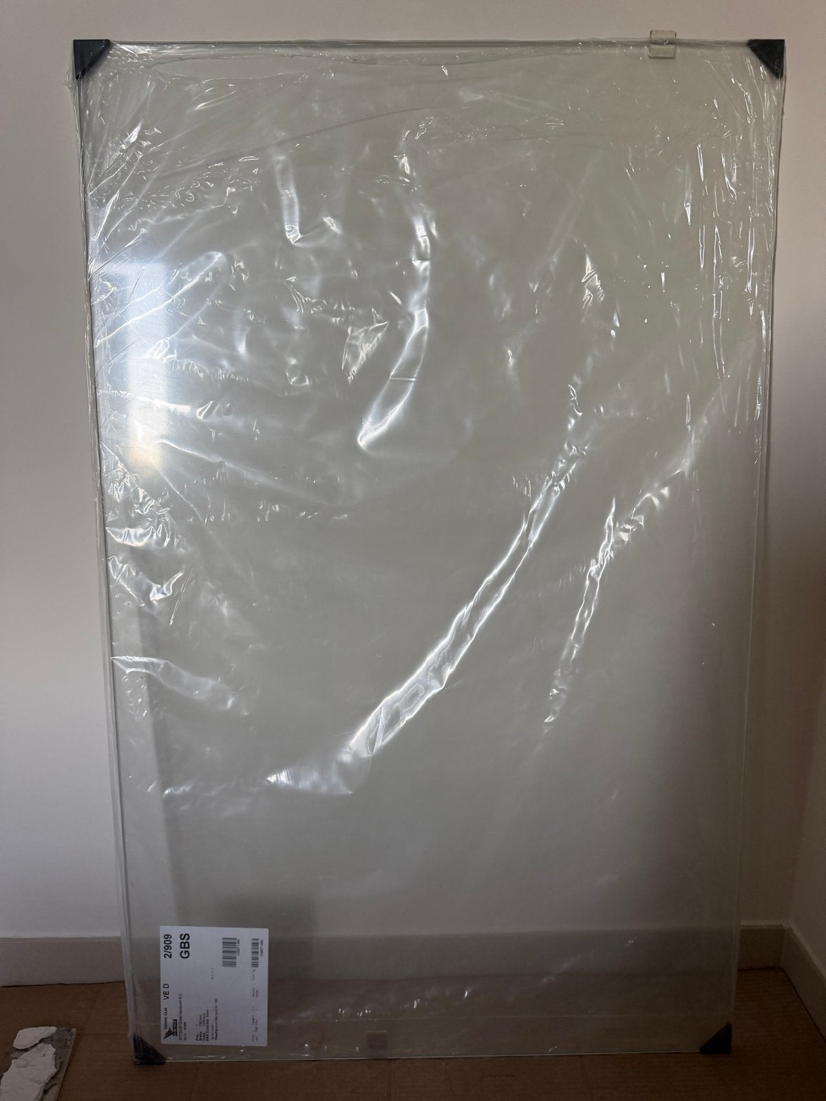 Nieuwe glaswand, Ophalen of Verzenden, Nieuw