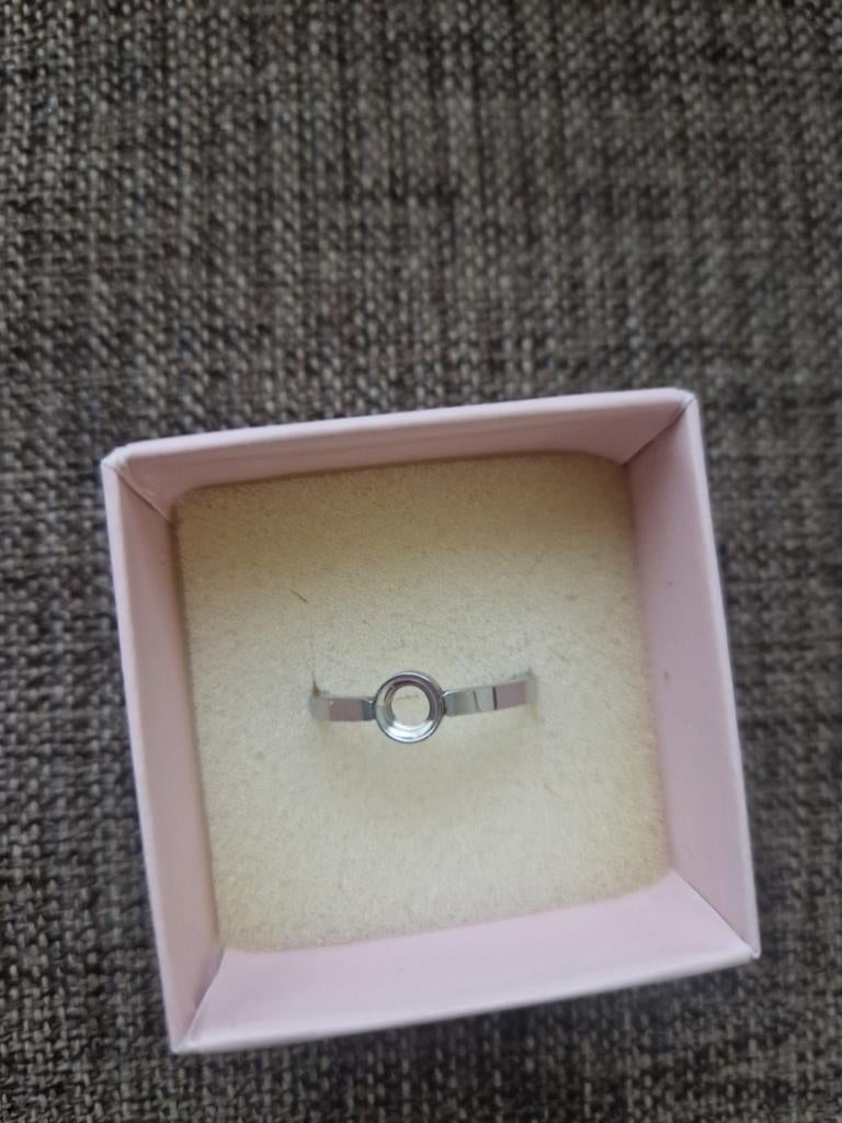 Melano Vivid zilveren ring maat 58 voor steentjes, Sieraden, Tassen en Uiterlijk, Ringen, 20 of groter, Ophalen of Verzenden, Zo goed als nieuw