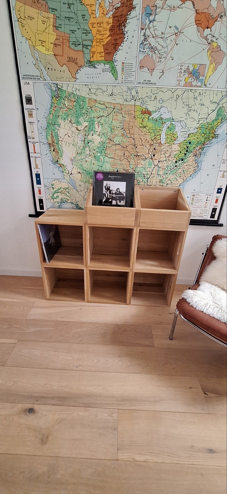 LP opbergboxen 'music box designs', Ophalen, Zo goed als nieuw