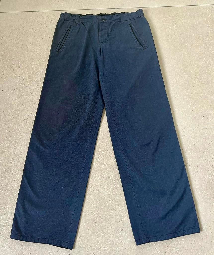 Hugo - Hugo Boss marineblauwe herenbroek maat 48, Ophalen of Verzenden, Zo goed als nieuw, Blauw