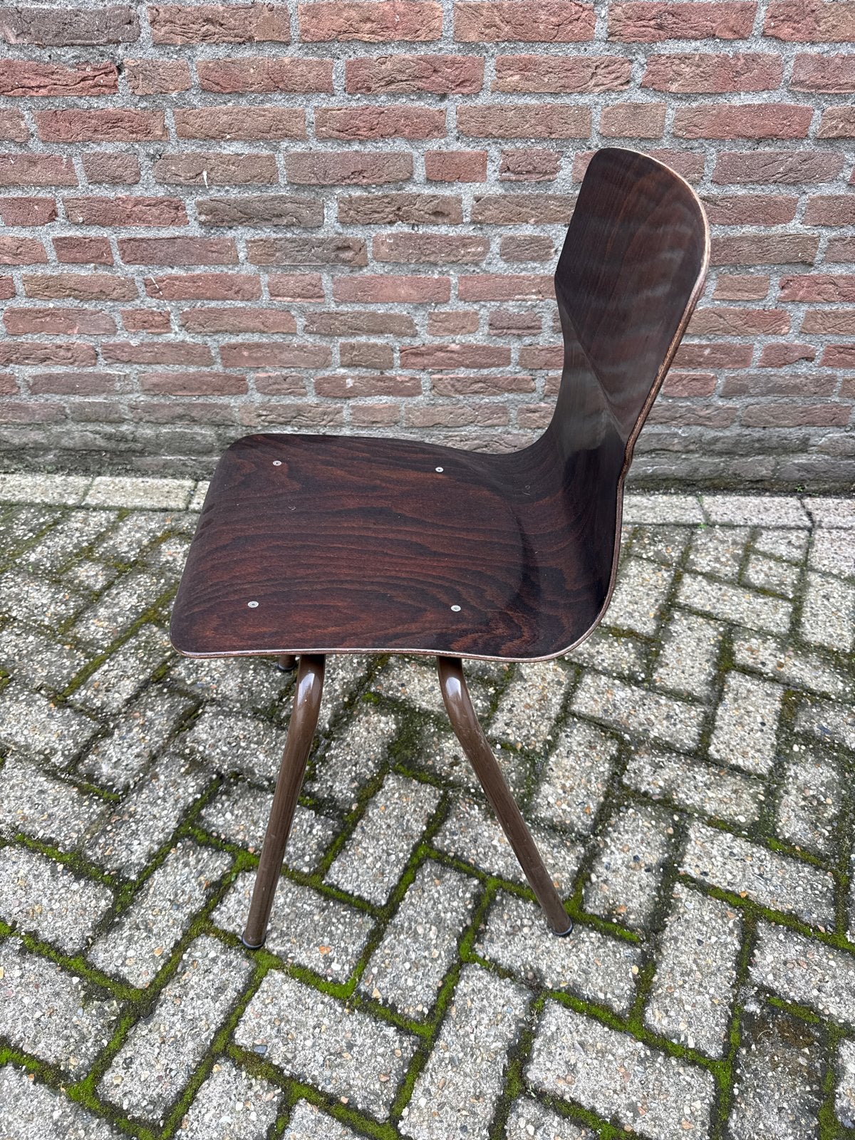 10 Euromes schoolstoelen - Vintage design, Ophalen