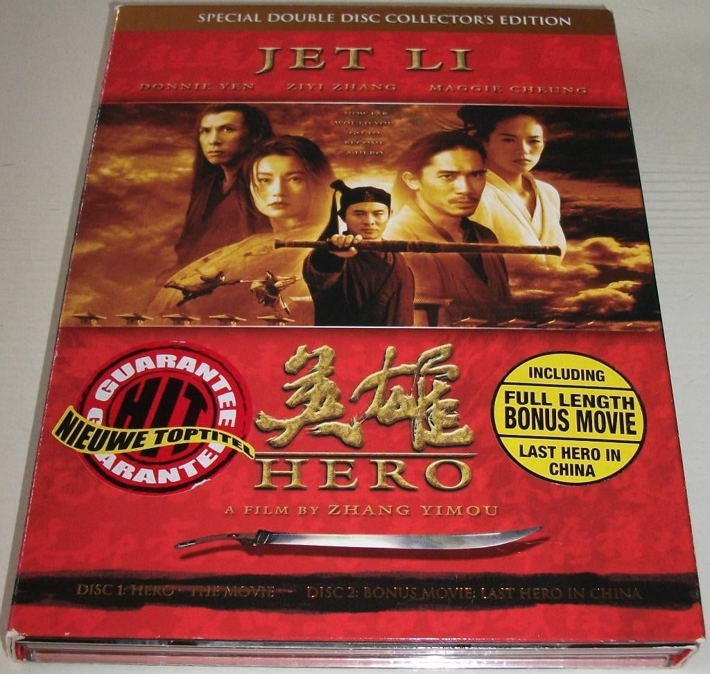 Film-Box *** HERO & LAST HERO IN CHINA *** 2-Disc Boxset, Vanaf 12 jaar, Ophalen of Verzenden, Zo goed als nieuw, Boxset