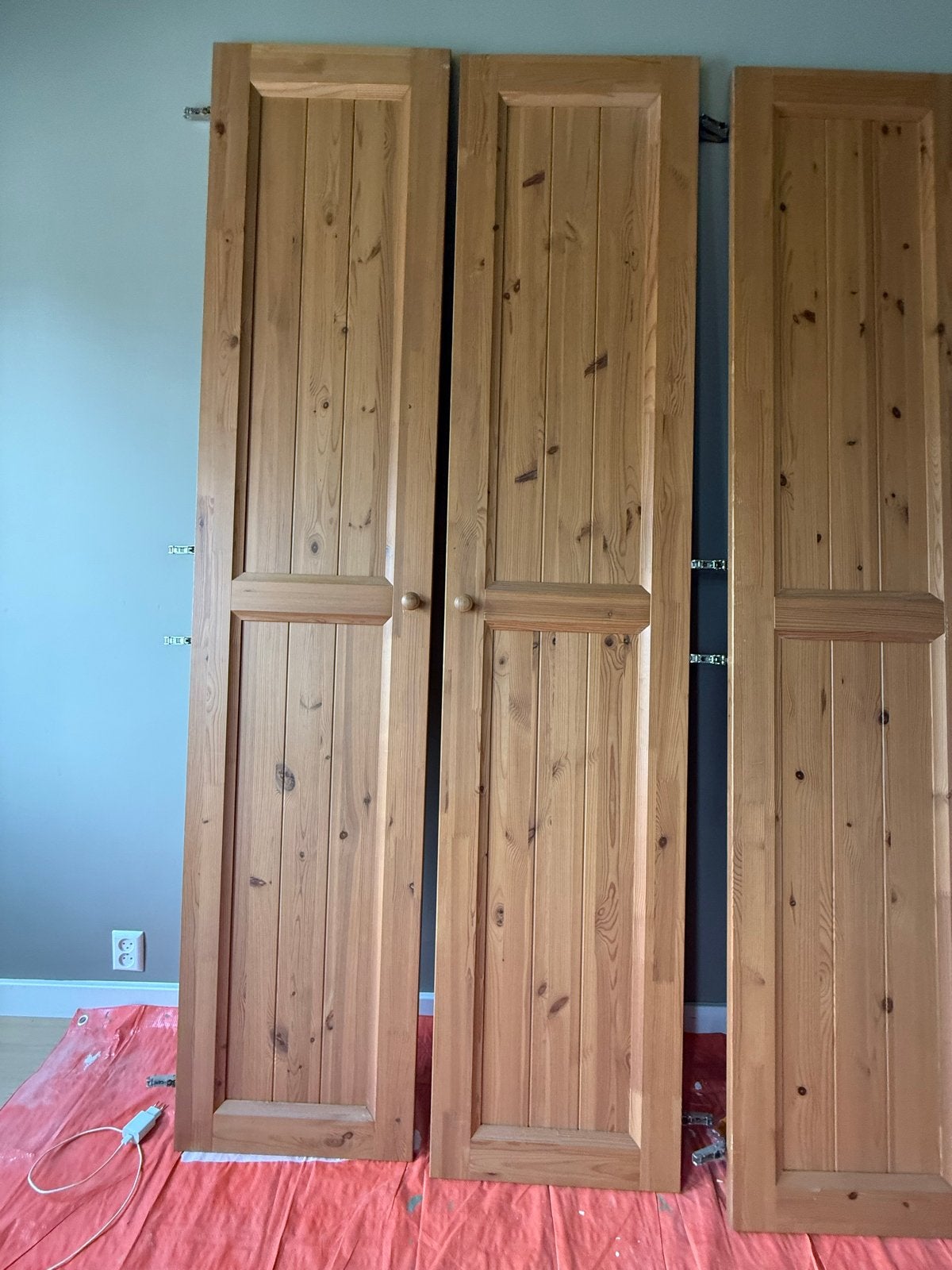 4 grenen Ikea PAX deuren, Gebruikt, Minder dan 80 cm, Binnendeur, Ophalen of Verzenden