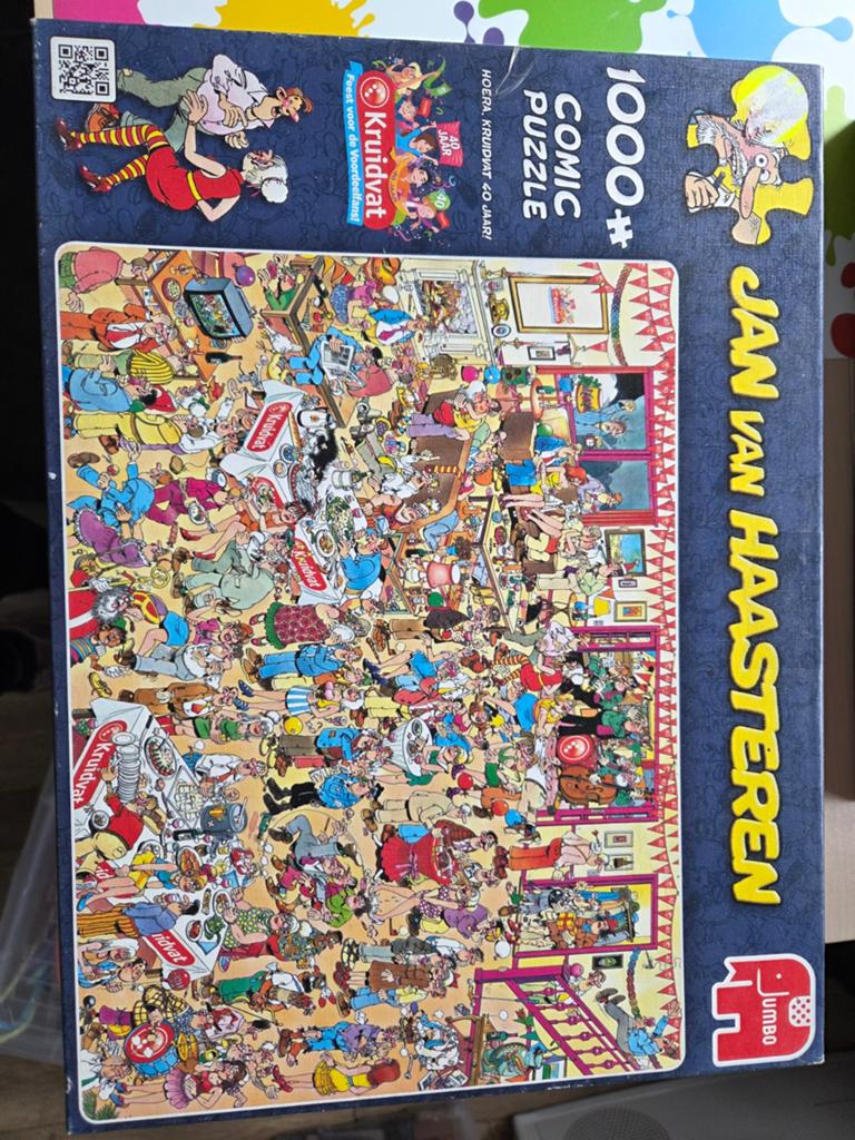 Jan van Haasteren Comic Puzzel 1000 stukjes, Ophalen of Verzenden, 500 t/m 1500 stukjes, Zo goed als nieuw, Legpuzzel