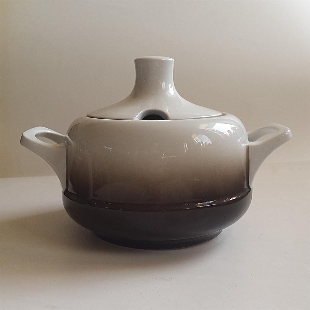 Vintage Scherzer Porcelain Bavaria soepterrine, Gebruikt, -, -, Ophalen of Verzenden