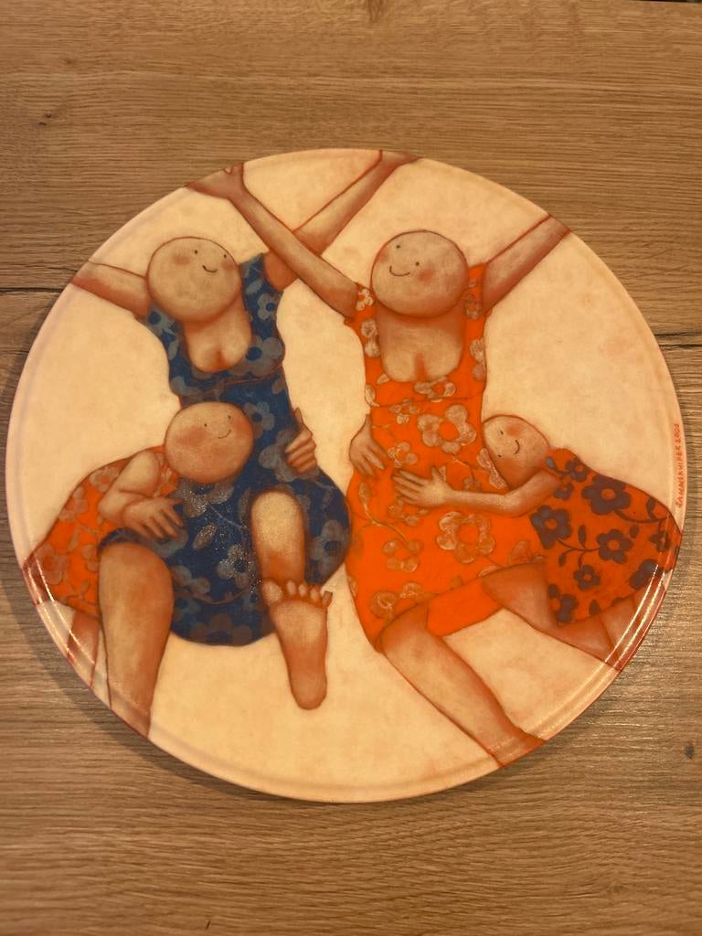 Royal Delft Design Studio Wandbord - Familie, Ophalen of Verzenden