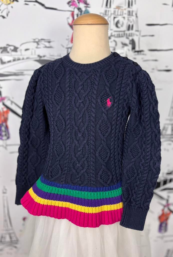 Ralph Lauren aran gebreide trui maat 4, Gebruikt, Trui of Vest, Ralph Lauren, Ralph Lauren EU