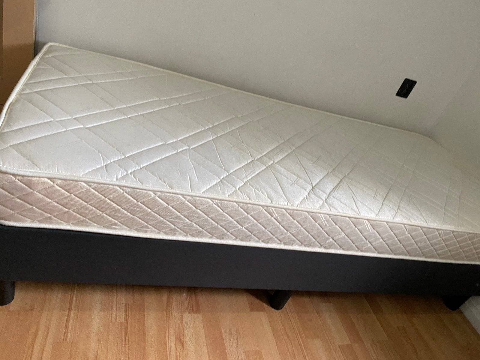 Forte matras 80x200 cm met bedbodem, Ophalen, Gebruikt, Eenpersoons, 80 cm