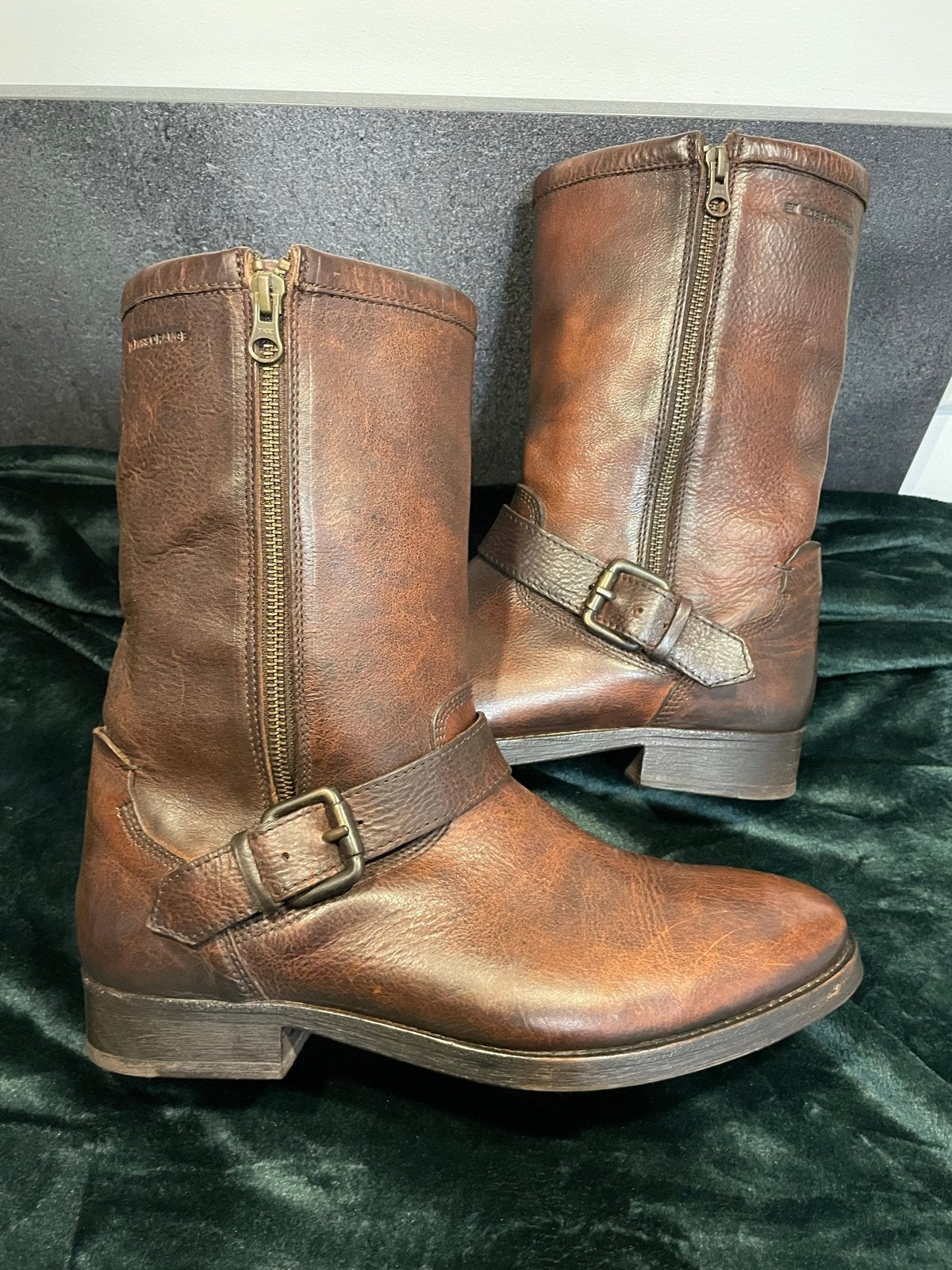 Boss Grange Leren Boots Maat 43 - Zo goed als nieuw, Bruin, Boots, Ophalen of Verzenden, Zo goed als nieuw