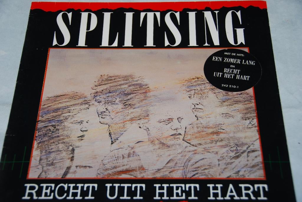 Splitsing – Recht Uit het Hart LP Vinyl, Cd's en Dvd's, Gebruikt, 1980 - 1989, 12 inch, Poprock