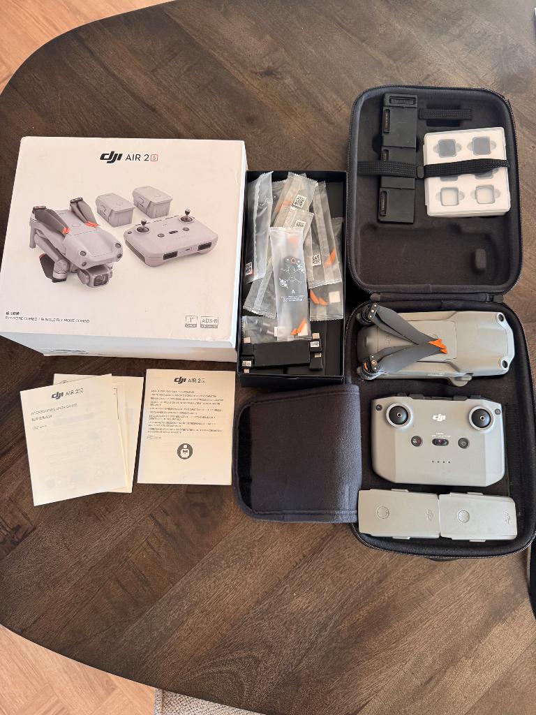 DJI AIR 2S, Audio, Tv en Foto, Drones, 250 tot 900 gram, Gebruikt, Cameradrone, 5 tot 10 kilometer