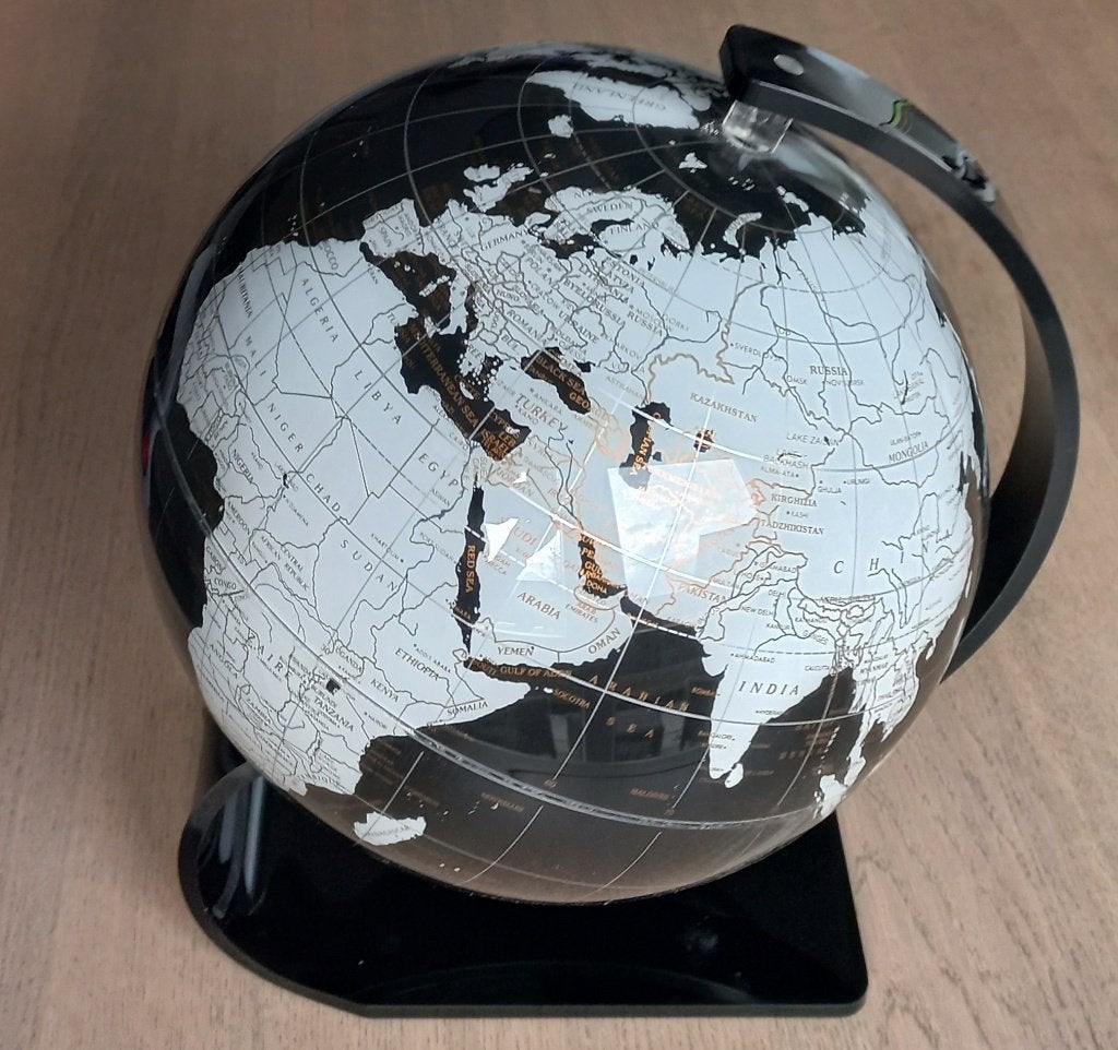 WERELDBOL, Huis en Inrichting, Kunststof, 30 cm, Ophalen of Verzenden, Zo goed als nieuw