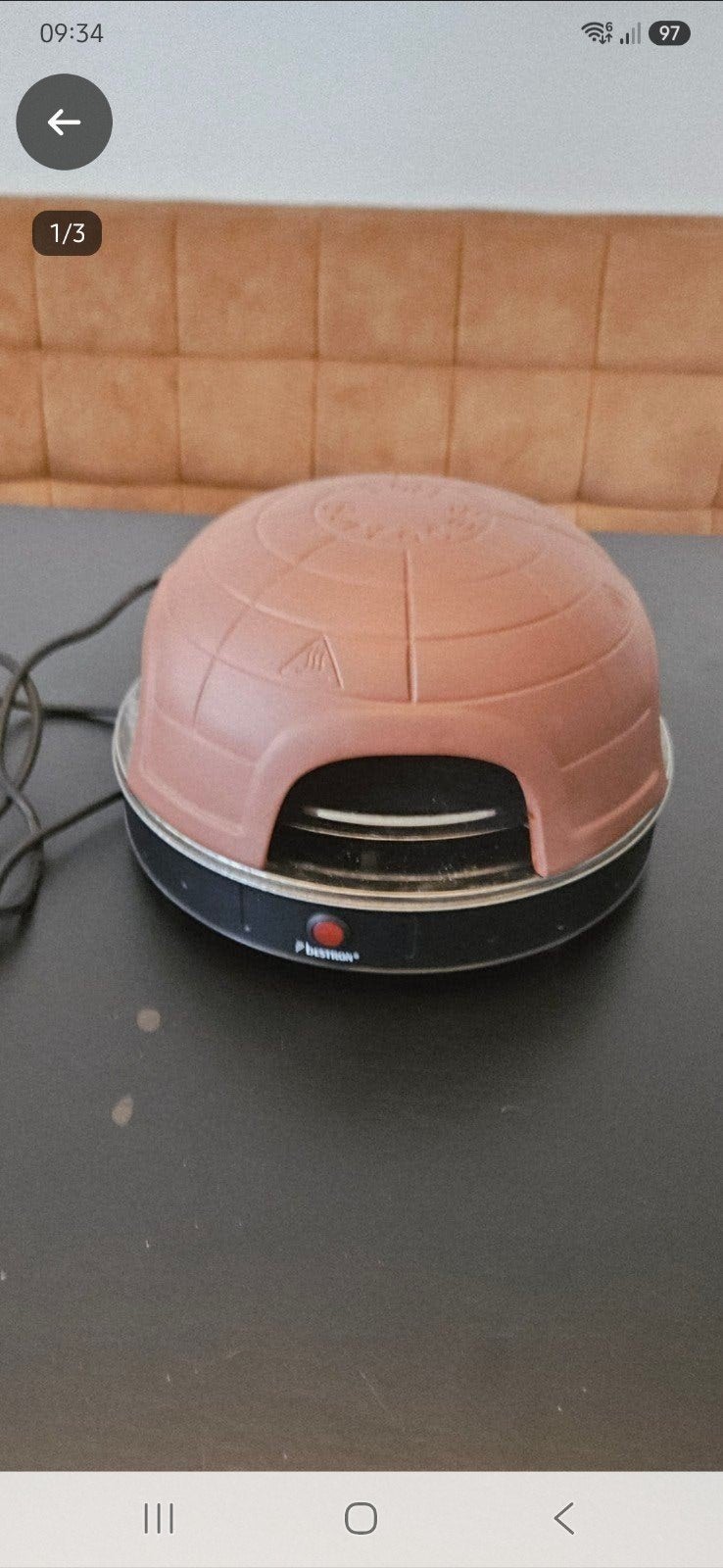 Bestron Pizzaoven - Perfect voor zelfgemaakte pizza's, Minder dan 45 cm, Gebruikt, Minder dan 45 cm, Pizzaoven