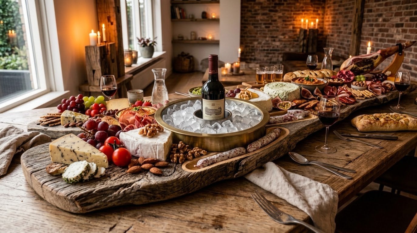 De Next-Level borrelplank met ingebouwde wijnkoeler, Flessenkoeler, Hout, Nieuw, Ophalen of Verzenden