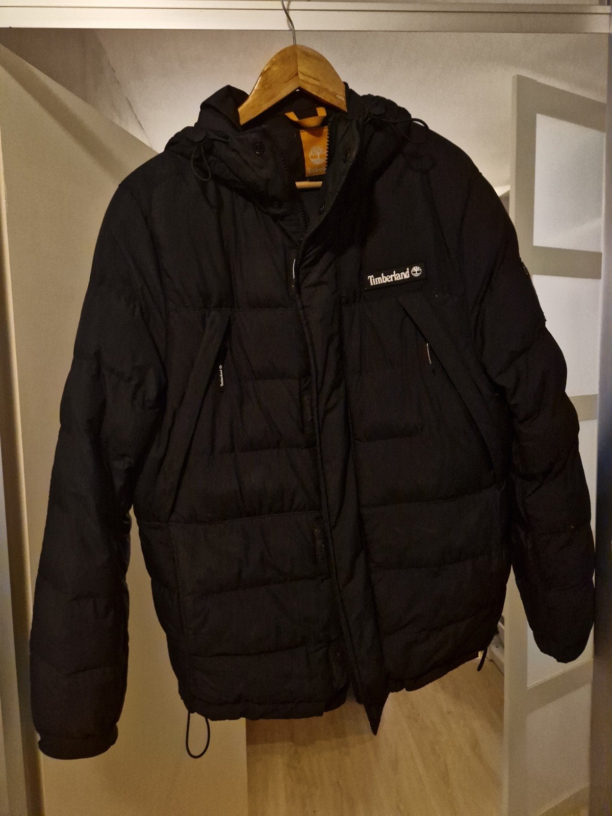 Timberland Zwarte Winterjas Maat M, Maat 48/50 (M), Ophalen of Verzenden, Gedragen, Timberland
