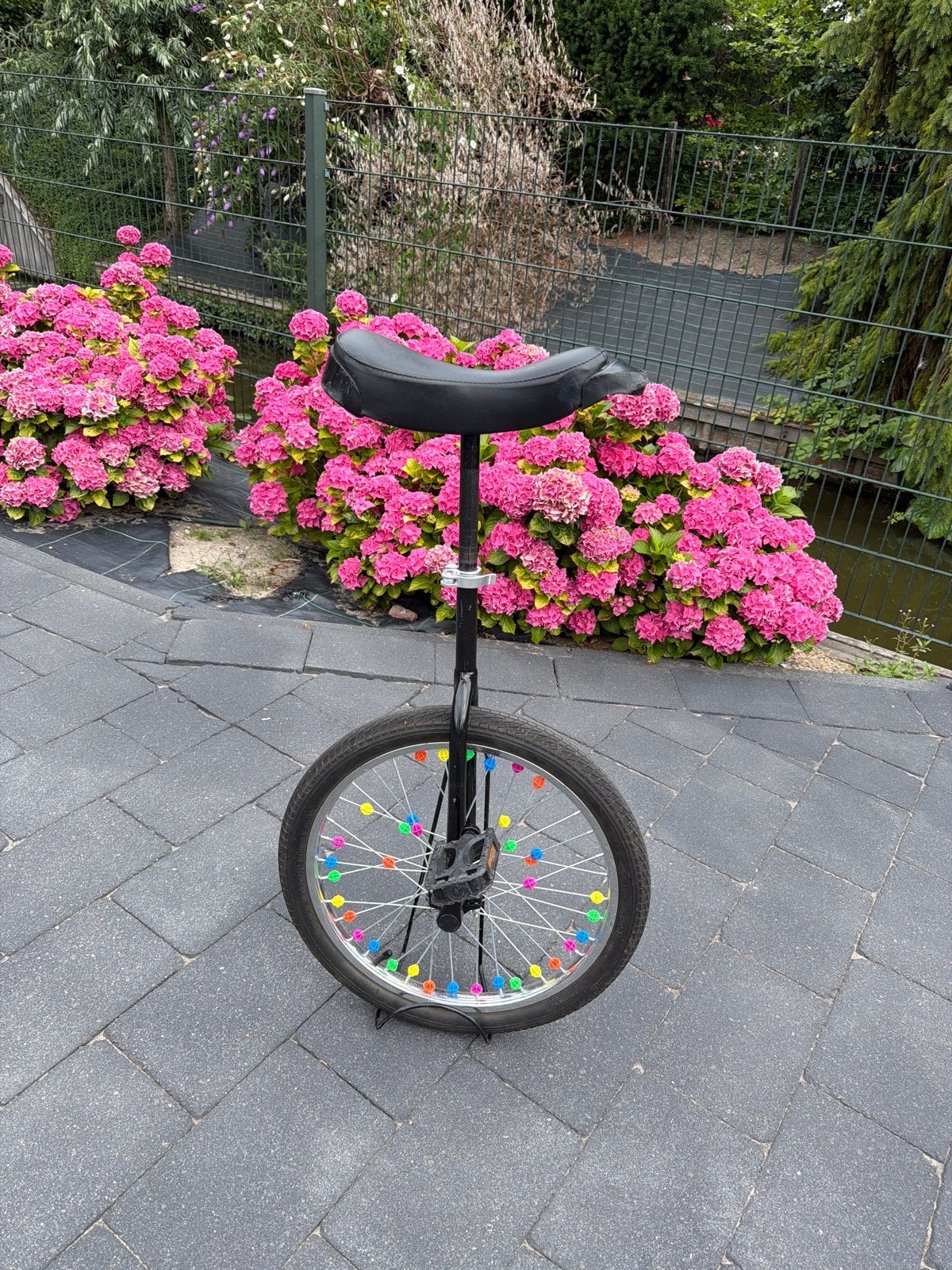 Eenwieler met standaard, Fietsen en Brommers, Fietsen | Eenwielers, Ophalen, Gebruikt