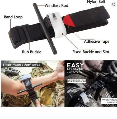 Molle Outdoor IFAK EHBO-kit Complete trauma noodtas (nieuw), Caravans en Kamperen, Ophalen of Verzenden, Nieuw