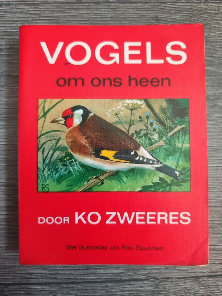 Vogels om ons heen – Ko Zweres | Vogelgids met illustraties, Ophalen of Verzenden, Gelezen, Vogels