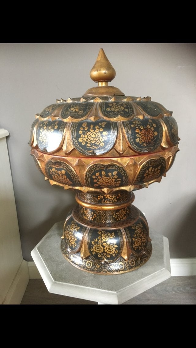 Antieke Palembangdoos uit 1880 - Tussen Kunst en Kitsch, Ophalen