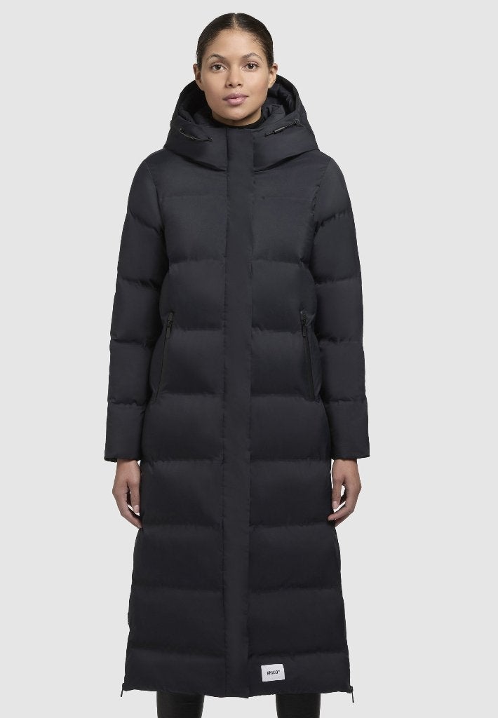 NIEUW! Khujo Mayla lange winterjas wintermantel zwart XS, Verzenden, Zwart, Khujo, Nieuw