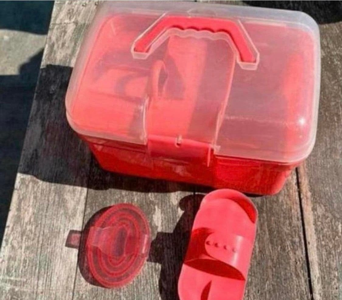 Redhorse poetskist met 2 borstels., Overige merken, Ophalen of Verzenden, Zo goed als nieuw, Poetstas
