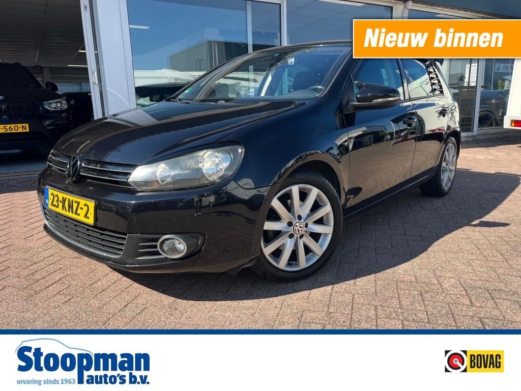 Volkswagen GOLF 1.4 TSi AUT. Comf.Line Clima Cruise El.ramen, Auto's, Volkswagen, Euro 5, Gebruikt, 4 cilinders, Zwart