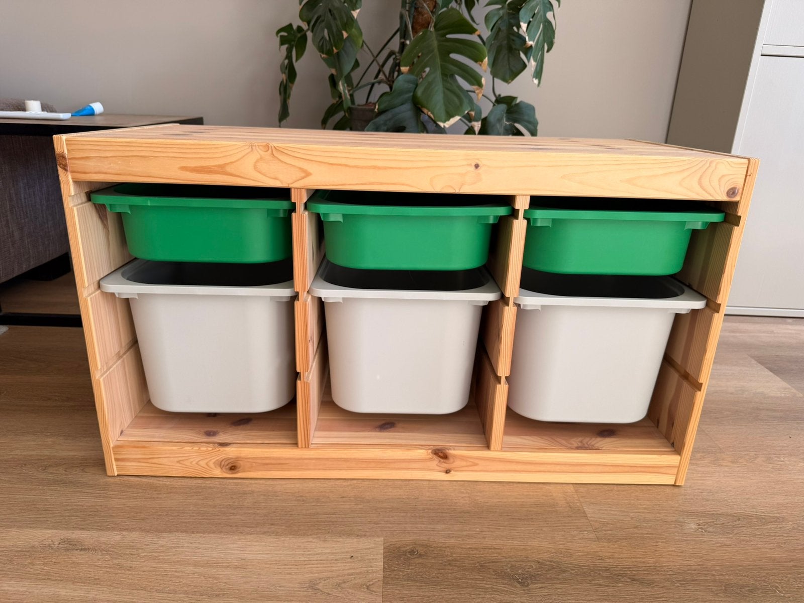 IKEA Trofast grenen opbergkast met bakken, Kast, Zo goed als nieuw, 75 tot 100 cm, Minder dan 50 cm