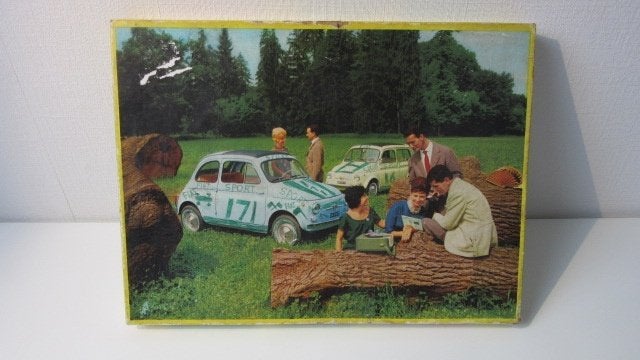 Fiat 500 auto puzzel, Ophalen of Verzenden
