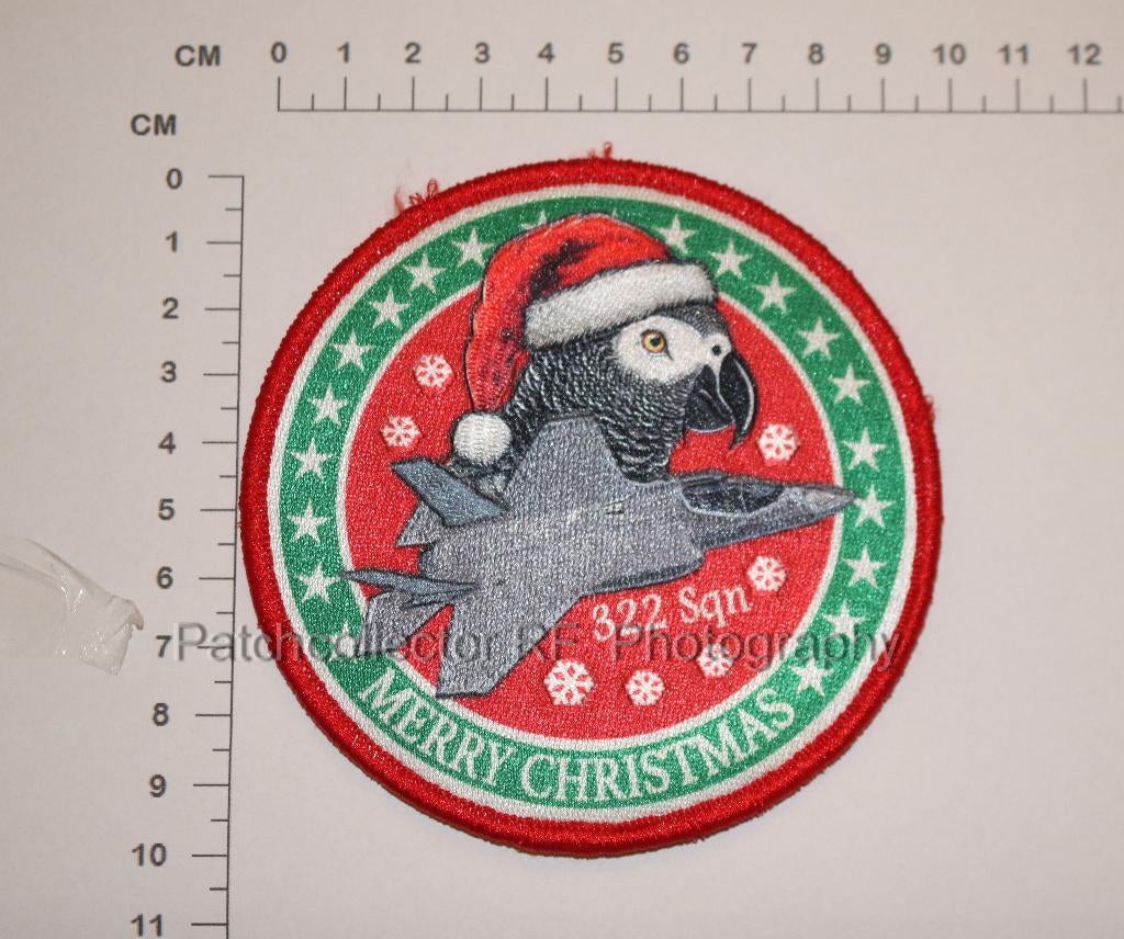KLu Luchtmacht RNLAF 322 squadron patch embleem, Ophalen of Verzenden, Luchtmacht, Nederland, Embleem of Badge