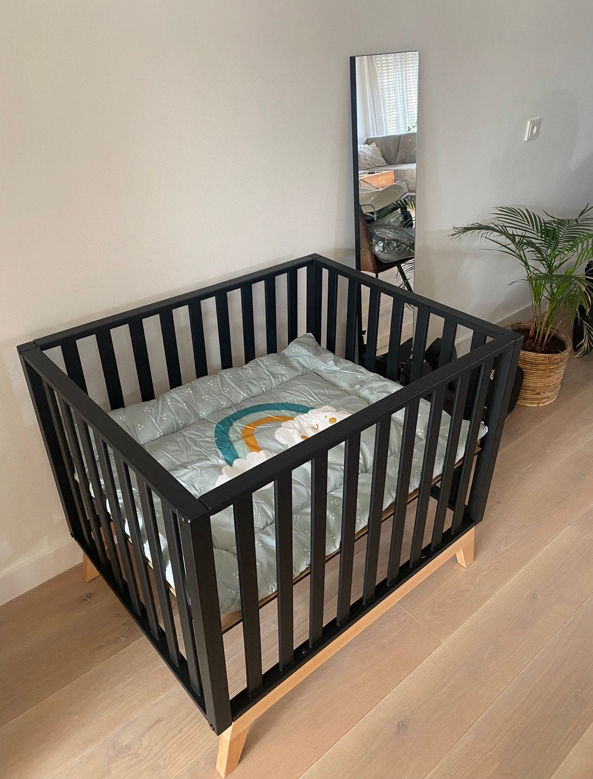 Zwarte baby box, Ophalen of Verzenden, Gebruikt