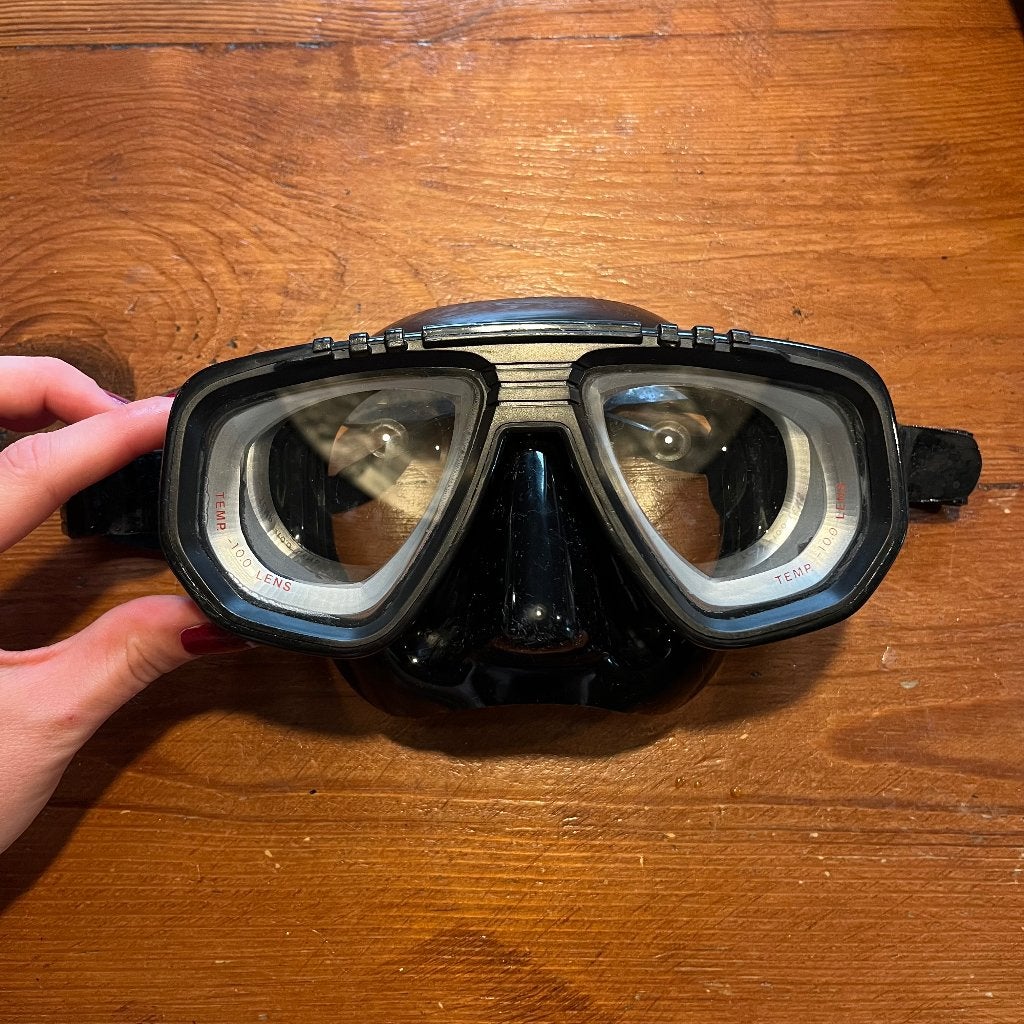 Saekodive Duikbril op sterkte, Ophalen of Verzenden, Zo goed als nieuw, Duikbril of Snorkel