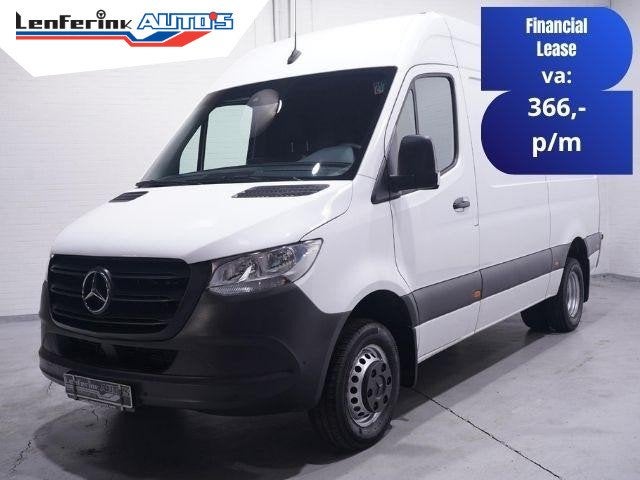 Mercedes Benz Sprinter 514 CDI 143 pk L2H2 Navi, Camera, Dub, Auto's, 2000 kg, Wit, Mercedes-Benz, 2143 cc