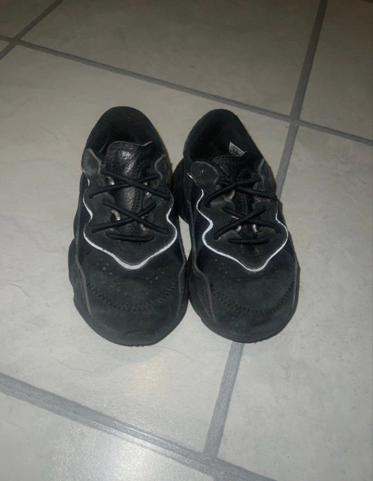 Adidas Ozweego sneakers zwart maat 24, Ophalen of Verzenden, Gedragen, Zwart, Sneakers of Gympen
