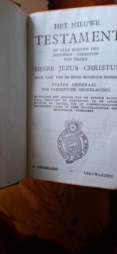 Staten bijbeltje, Antiek en Kunst, Antiek | Boeken en Bijbels, Ophalen of Verzenden