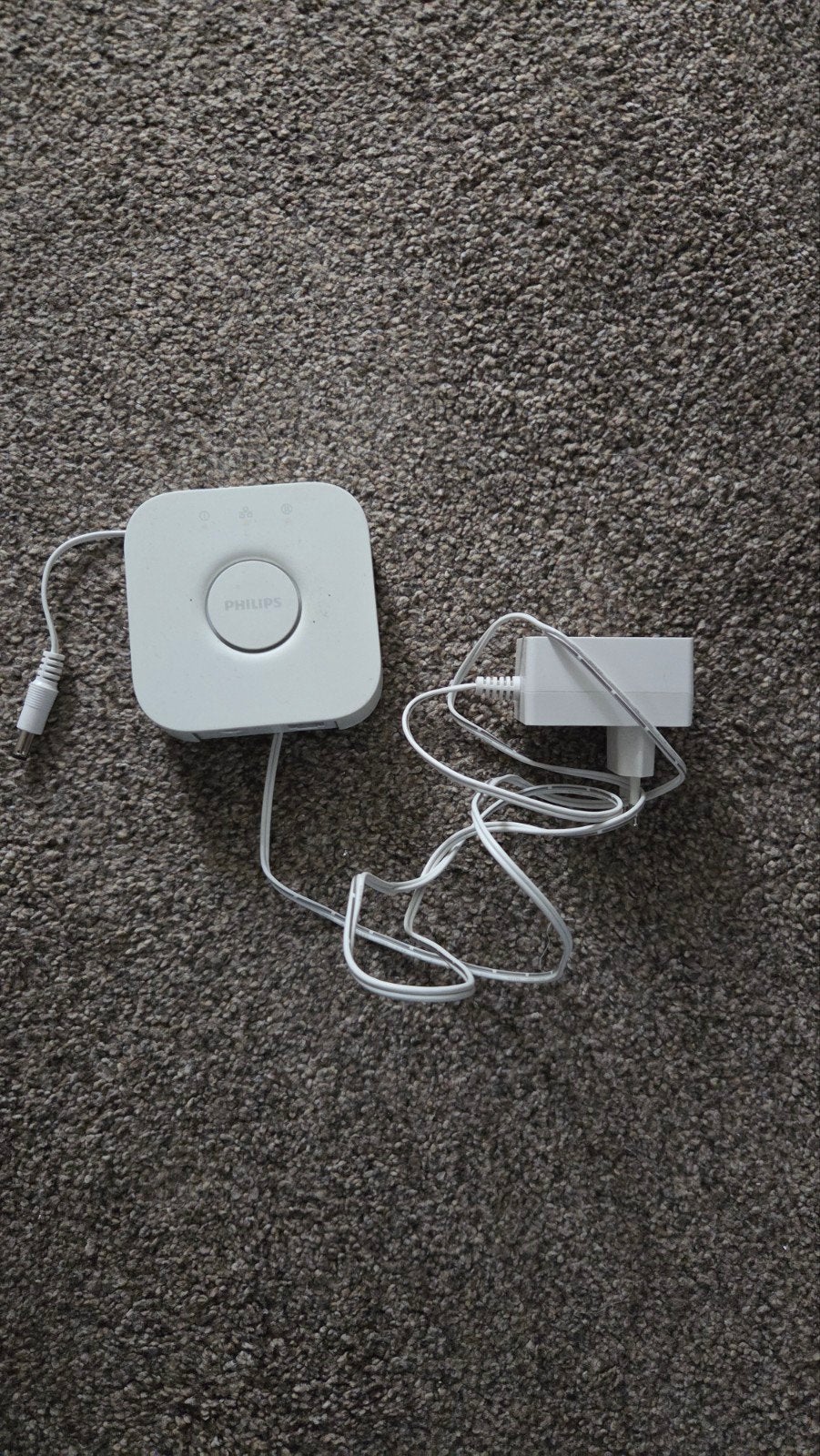 Philips Hue Bridge V2 met adapter, Computers en Software, Ophalen of Verzenden, Zo goed als nieuw