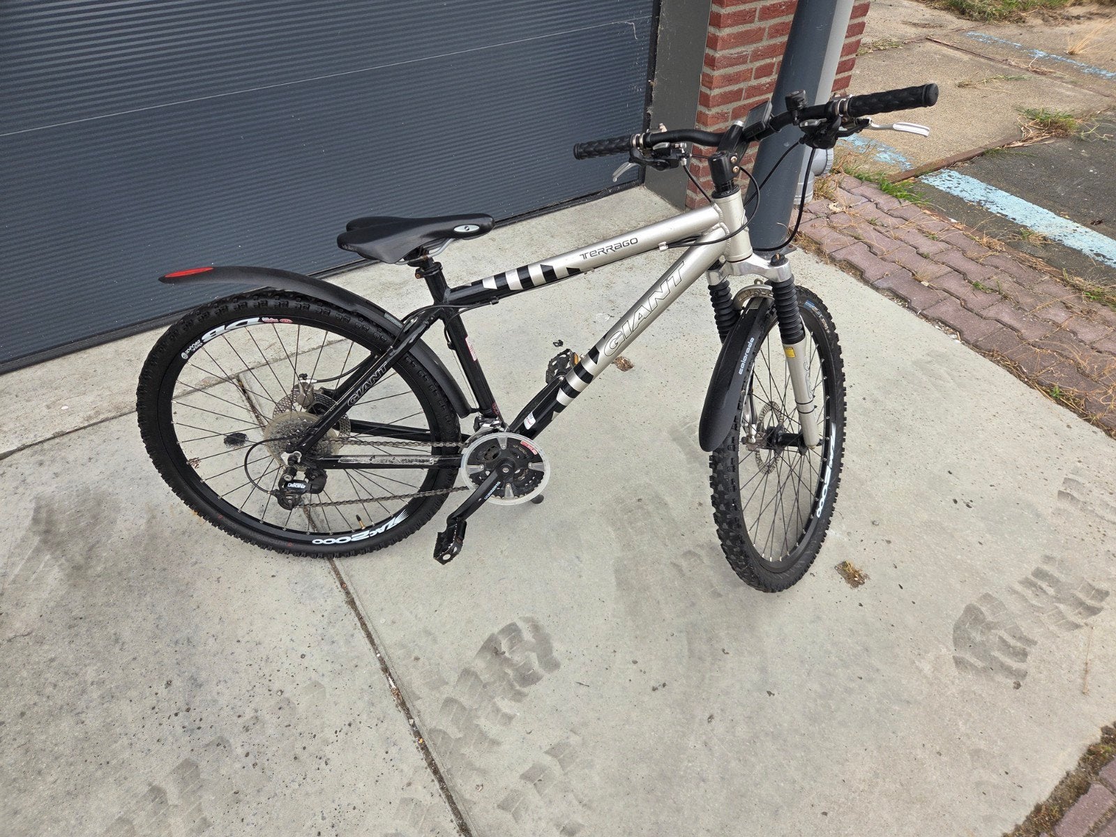 26 inch fiets - Giant Terrago Mountainbike - Shimano Deore,, Gebruikt, Giant, Schijfrem, Ophalen