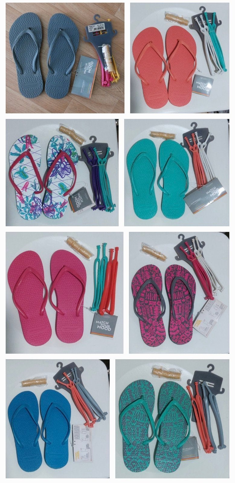 Partij Merkslippers Match Your Mood Te Koop! 135 paar €808, Ophalen of Verzenden, Nieuw