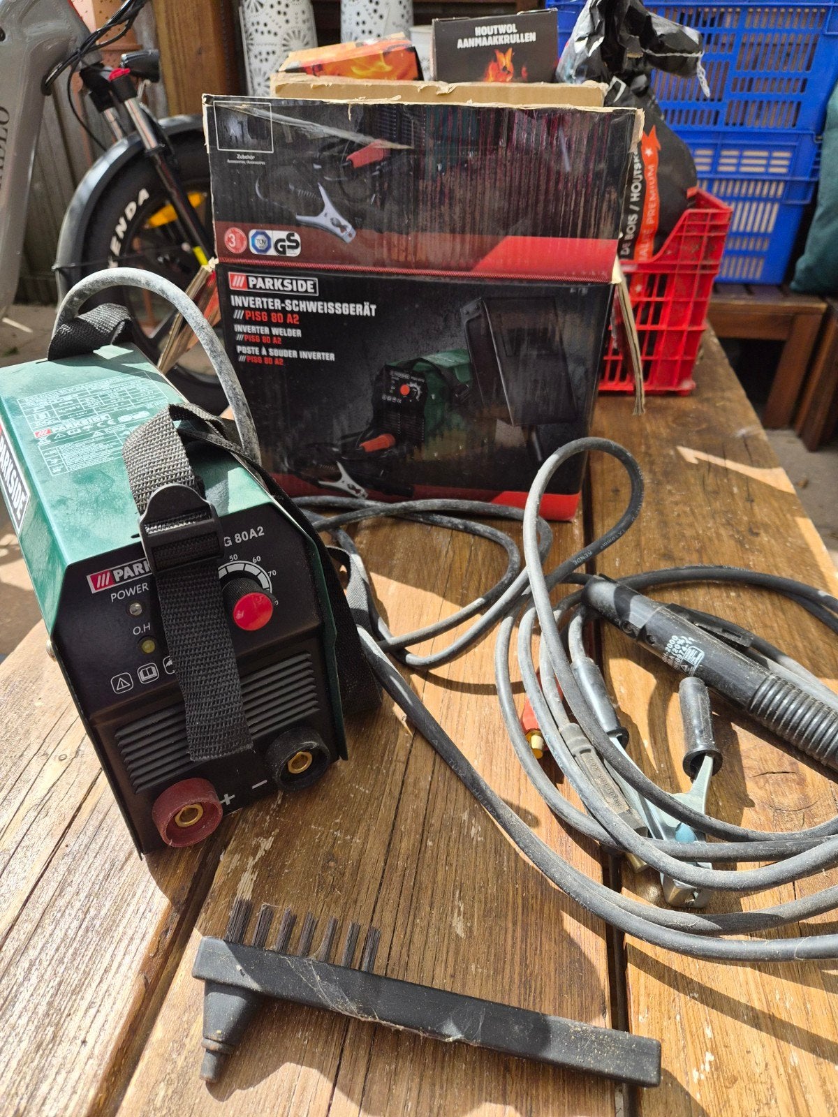 Parkside Inverter Lasapparaat PISG 80A2 - Zo goed als nieuw, Ophalen, Zo goed als nieuw, Minder dan 150 ampère, Inverter