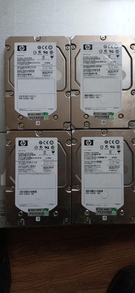 4x ST3300657SS 300GB SAS HDD, Computers en Software, Harde schijven, Intern, HP Hewlett Packard, SAS, Verzenden