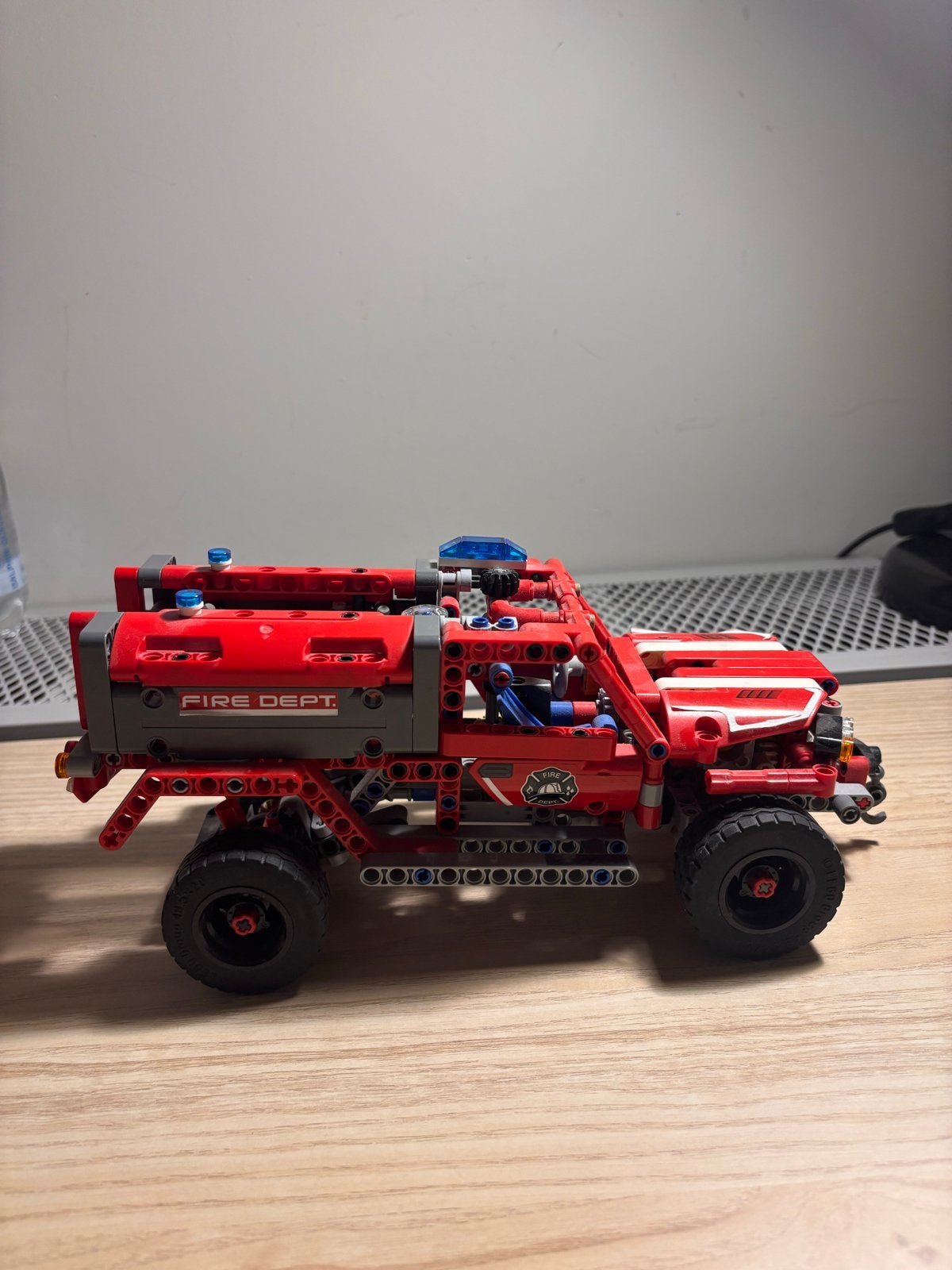 Lego Technic Brandweerwagen en Corvette ZR1, Ophalen, Zo goed als nieuw, Overige merken