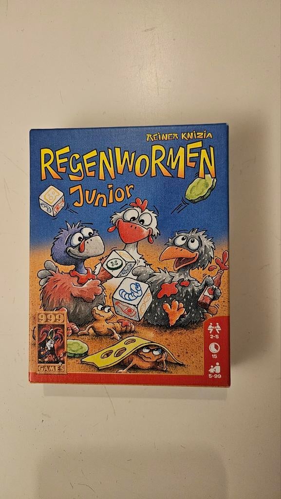 Regenwormen junior nieuw!, Drie of vier spelers, Ophalen of Verzenden, Nieuw, 999 Games