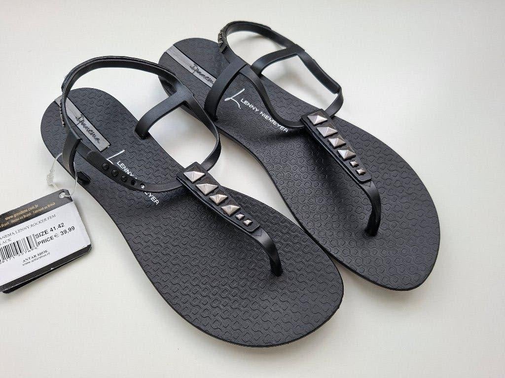 Ipanema teensandaal zwart 41/42 nieuw, Verzenden, Zwart, Nieuw, Sandalen of Muiltjes