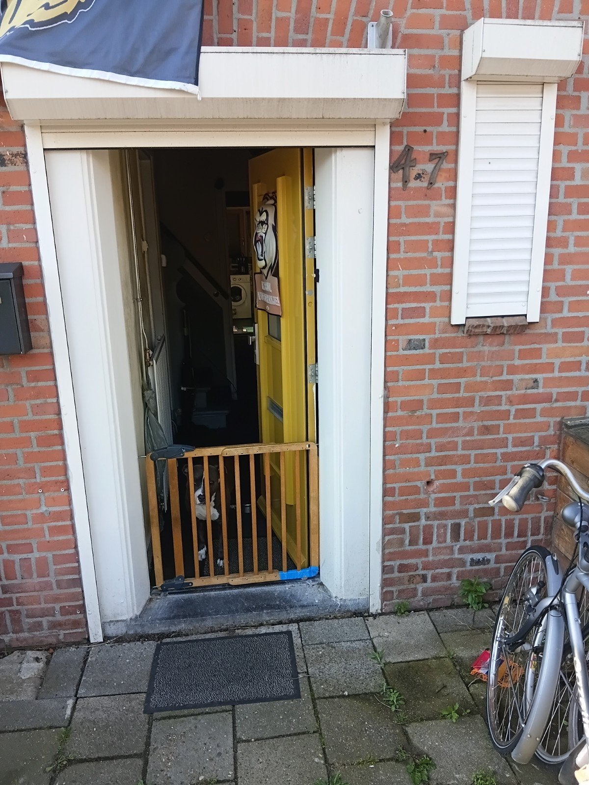 Rolluik 230cm hoog 130cm breed electries met 2 afstandbedien, Doe-het-zelf en Verbouw, Rolluiken, 100 tot 150 cm, 200 cm of meer