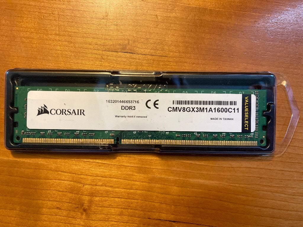 Corsair 8GB DDR3 1600MHz (PC3-12800) CL11 – 1.5V DIMM, 8 GB, DDR3, Ophalen of Verzenden, Zo goed als nieuw