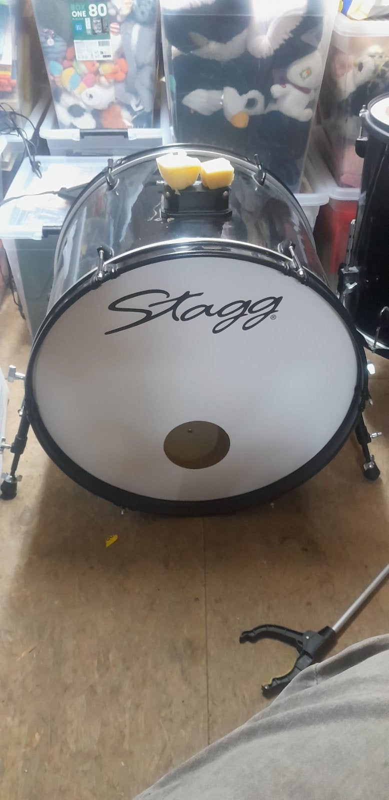 Beginner drumstel stagg, Ophalen, Gebruikt, Pearl