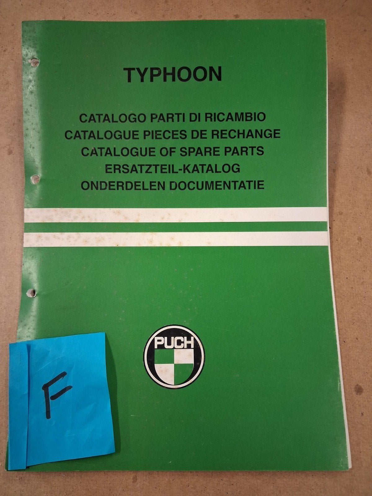 Onderdelen Documentatie Puch Typhoon Scooter, Fietsen en Brommers, Handleidingen en Instructieboekjes, Ophalen of Verzenden