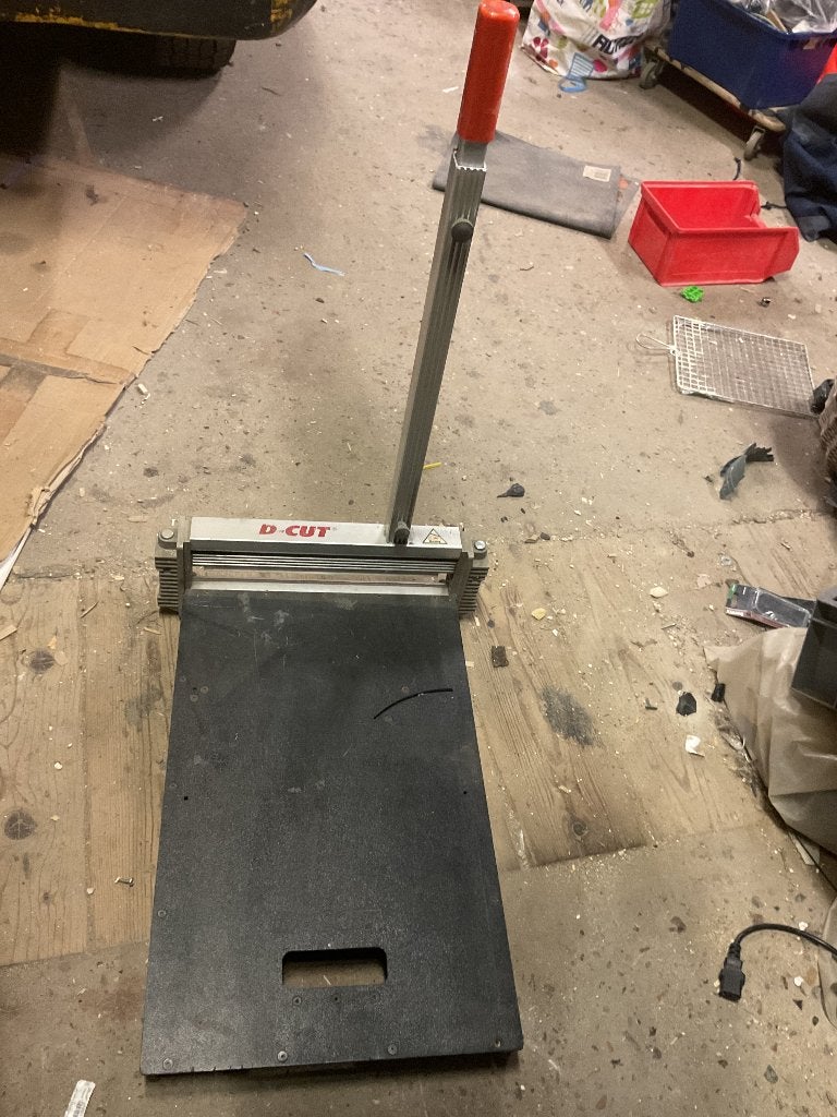 Professioneel laminaat knipper breedte 36 cm, Ophalen, Gebruikt, Overige typen