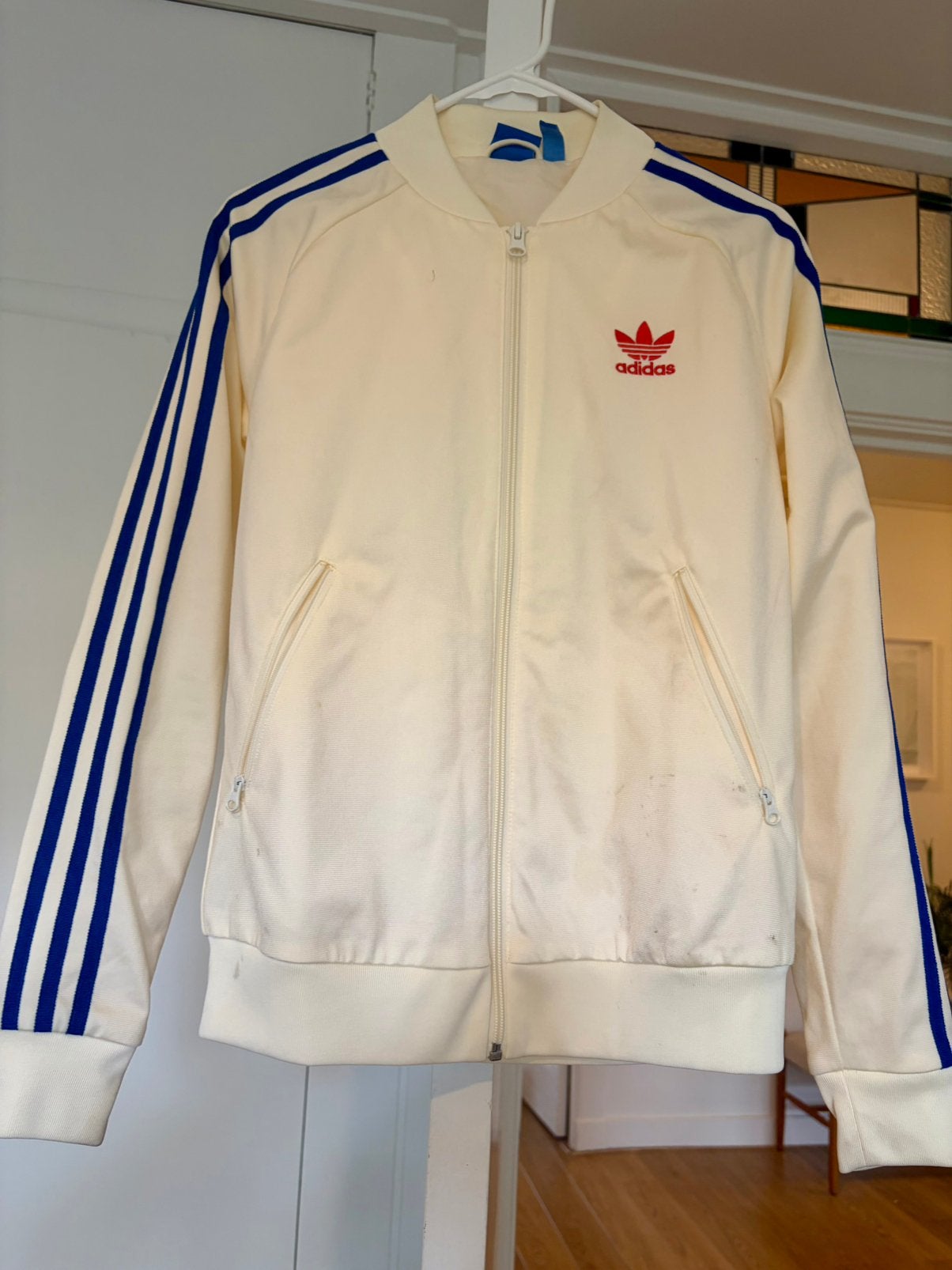 Vintage Adidas Firebird Jassen - s/xs, Kleding | Dames, Ophalen of Verzenden, Zo goed als nieuw, Maat 34 (XS) of kleiner, Wit